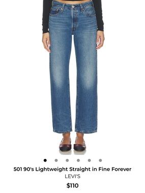 Levi's Blue Straight-Leg Women's Jeans